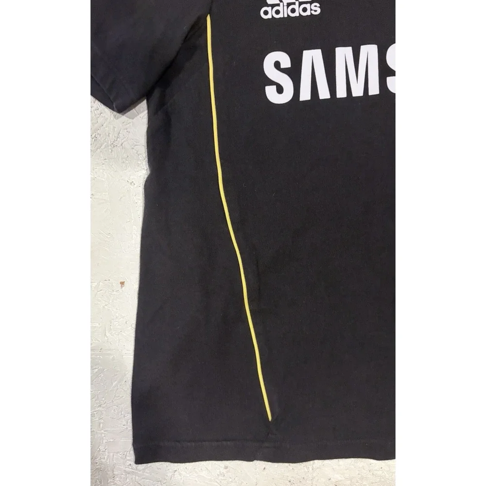 Adidas 2012/13 Chelsea FC Soccer Training Jersey Mens Small Black Short Sleeve